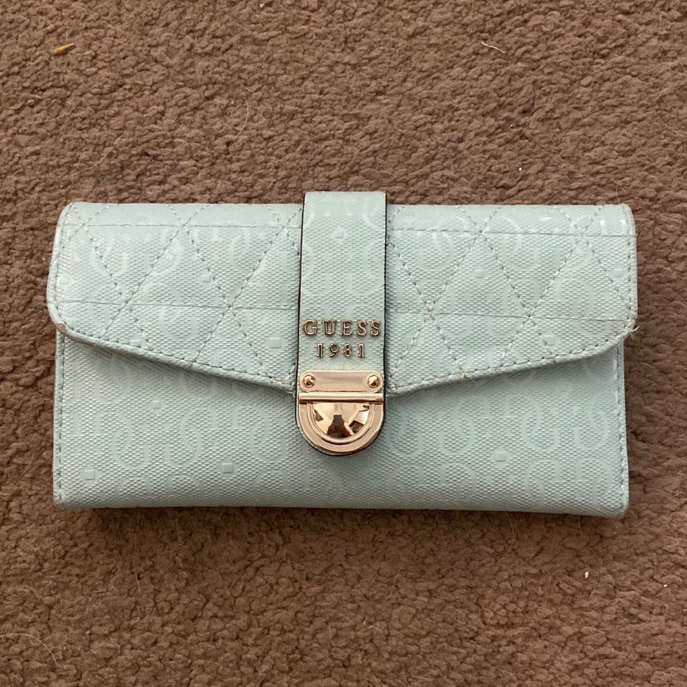 Guess Seafoam Wallet
